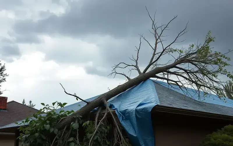 Emergency roof damage Evanston WY