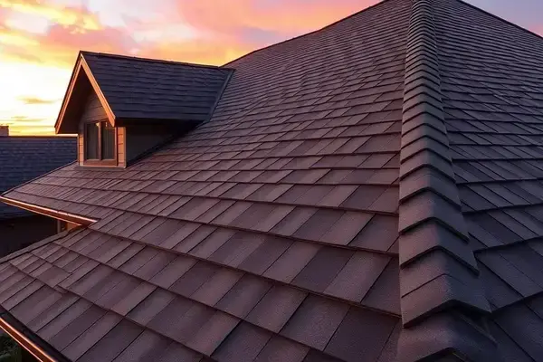 Residential roof installation with architectural shingles