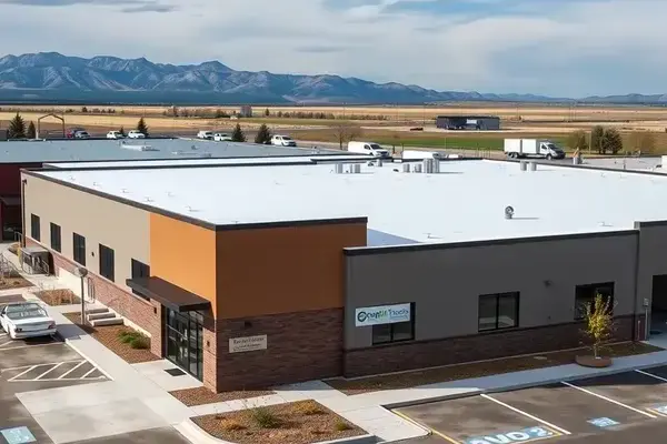 Commercial EPDM flat roof